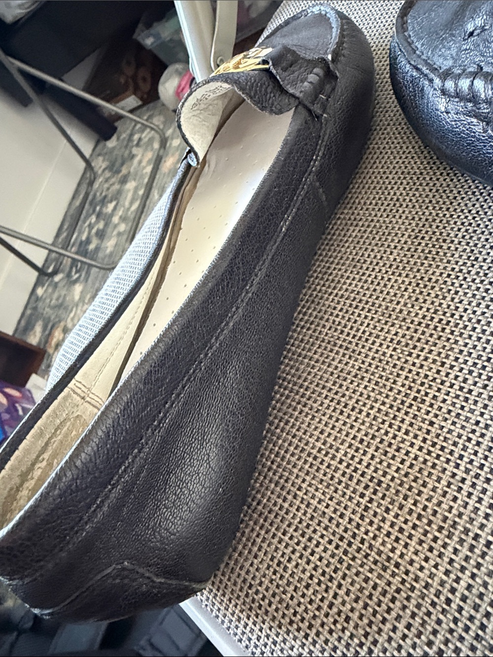Michael Kors Black Leather Loafers – Size 8.5 - Picture 7 of 12